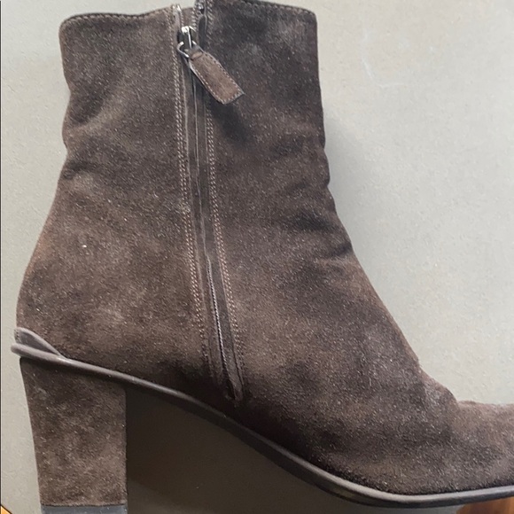 Prada Chocolate Brown Suede Booties - Picture 5 of 7